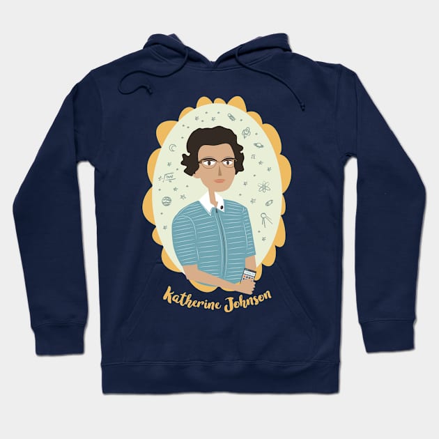 Women of Science: Katherine Johnson Hoodie by Plan8